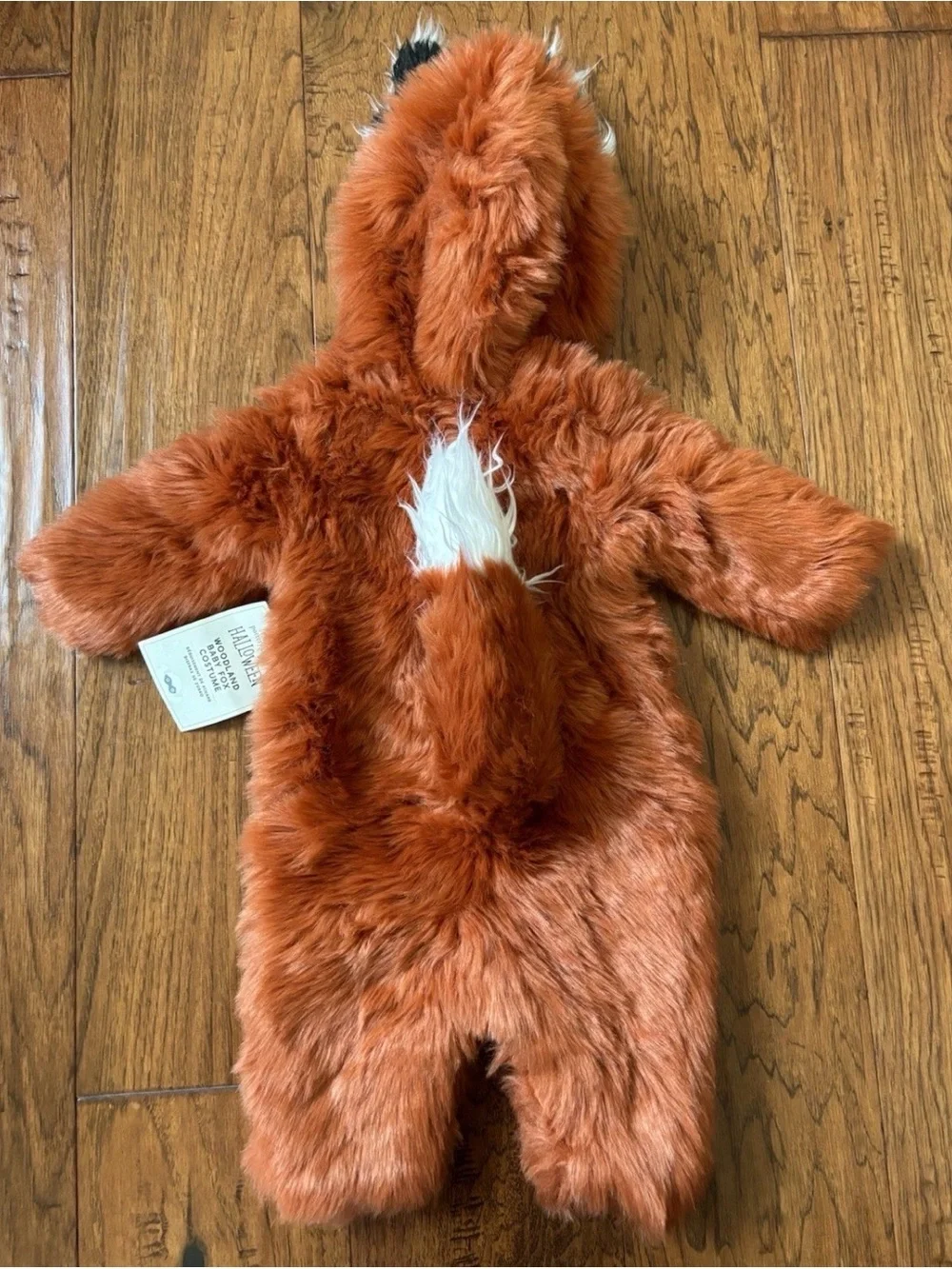 NEW Pottery Barn Kids Plush Fox Costume Rust Orange  White 0-6 MONTHS NWT - Picture 5 of 15